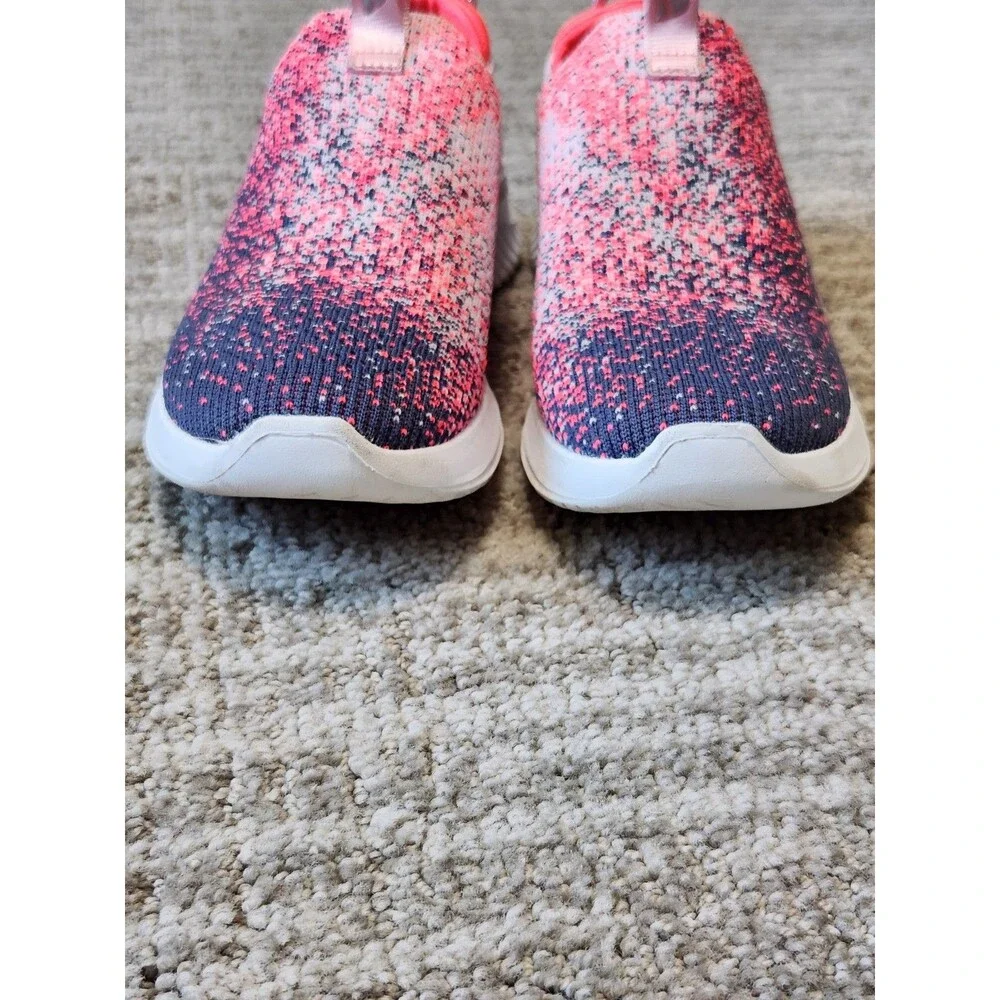 SKECHERS girl Ultra Flex 3.0 Speckled Slip-On Athletic Shoes Pink blue size 3